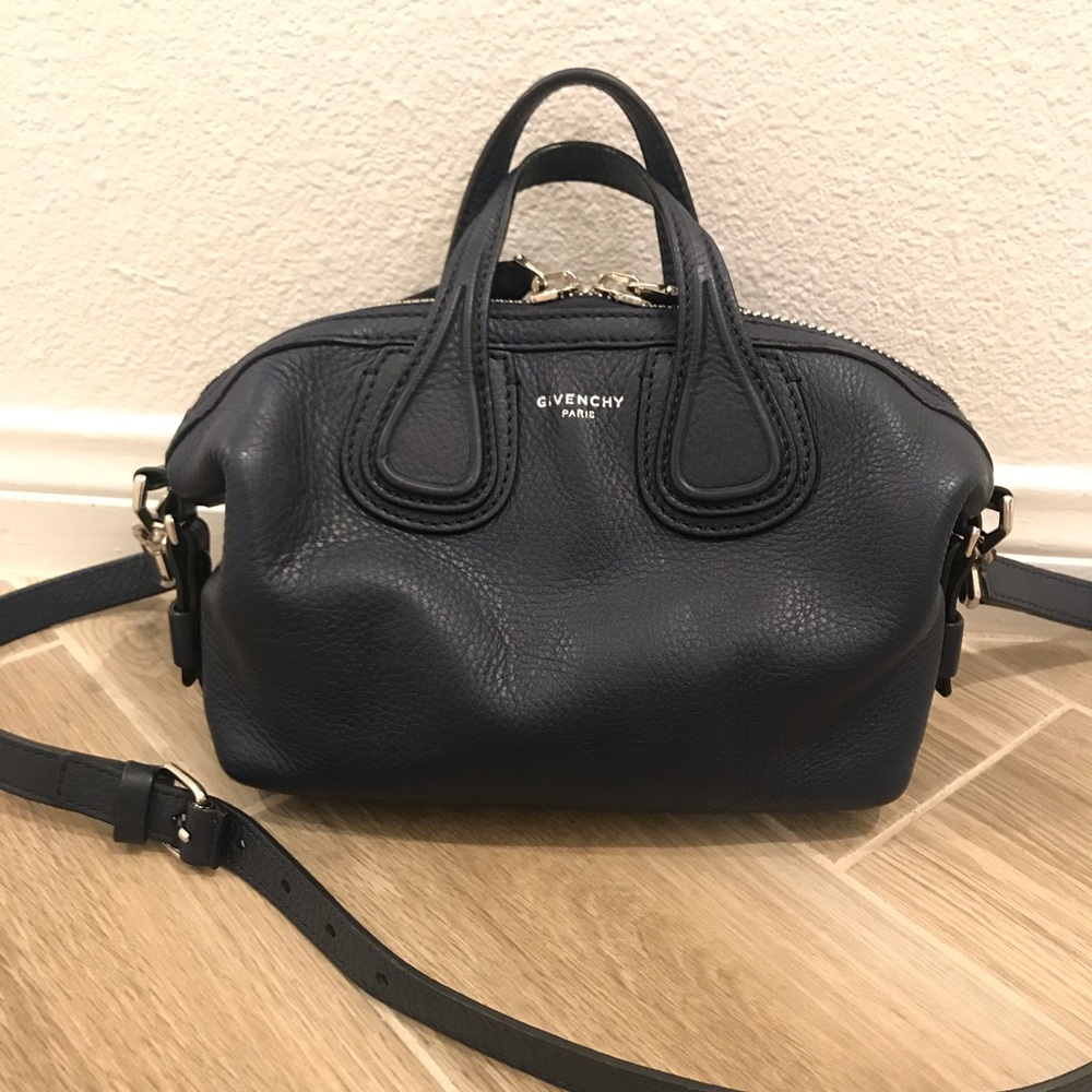 Givenchy Micro Nightingale in Navy Blue